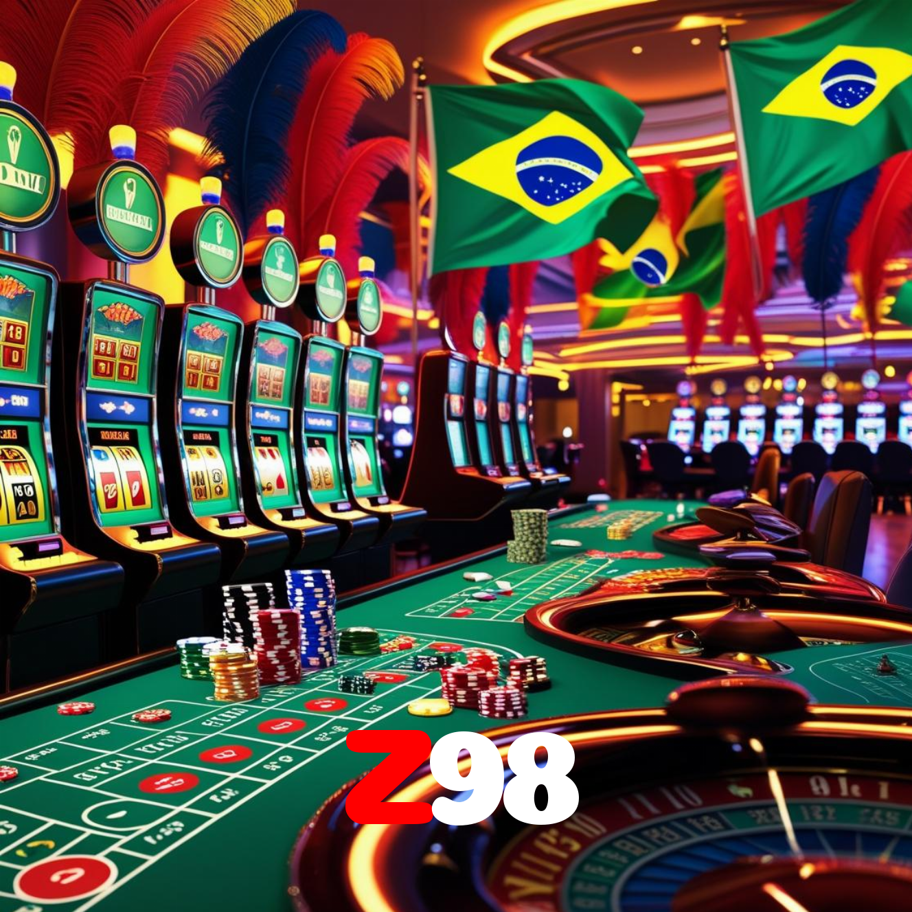 Z98:Aposte em futebol ao vivo e ganhe prêmios em jogos de cassino como roleta!
