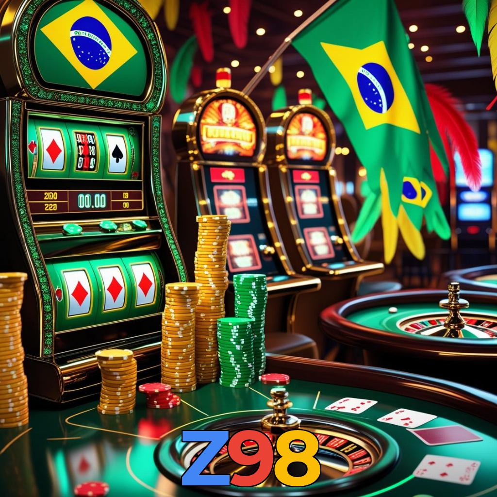 Z98：Onde sua sorte brilha: jogos de poker, roleta e apostas no futebol!