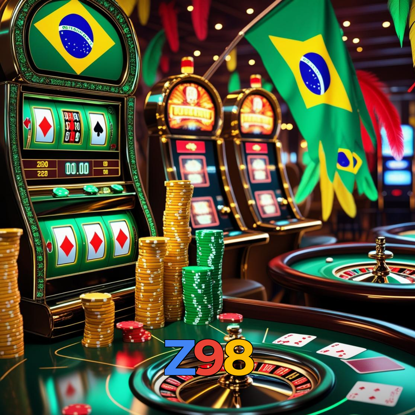 Z98:Aposte no futebol e ganhe prêmios em slots e roleta ao vivo!
