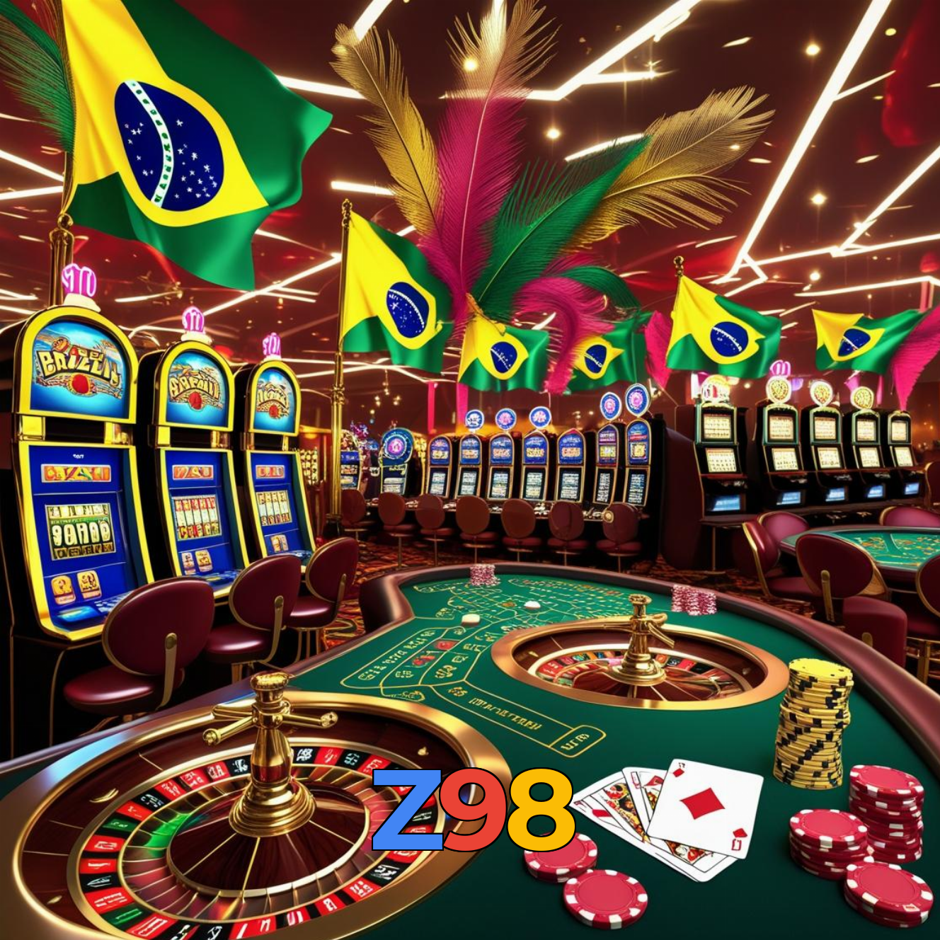 Z98:A sorte está ao seu lado no cassino online com jogos de roleta e apostas no futebol!