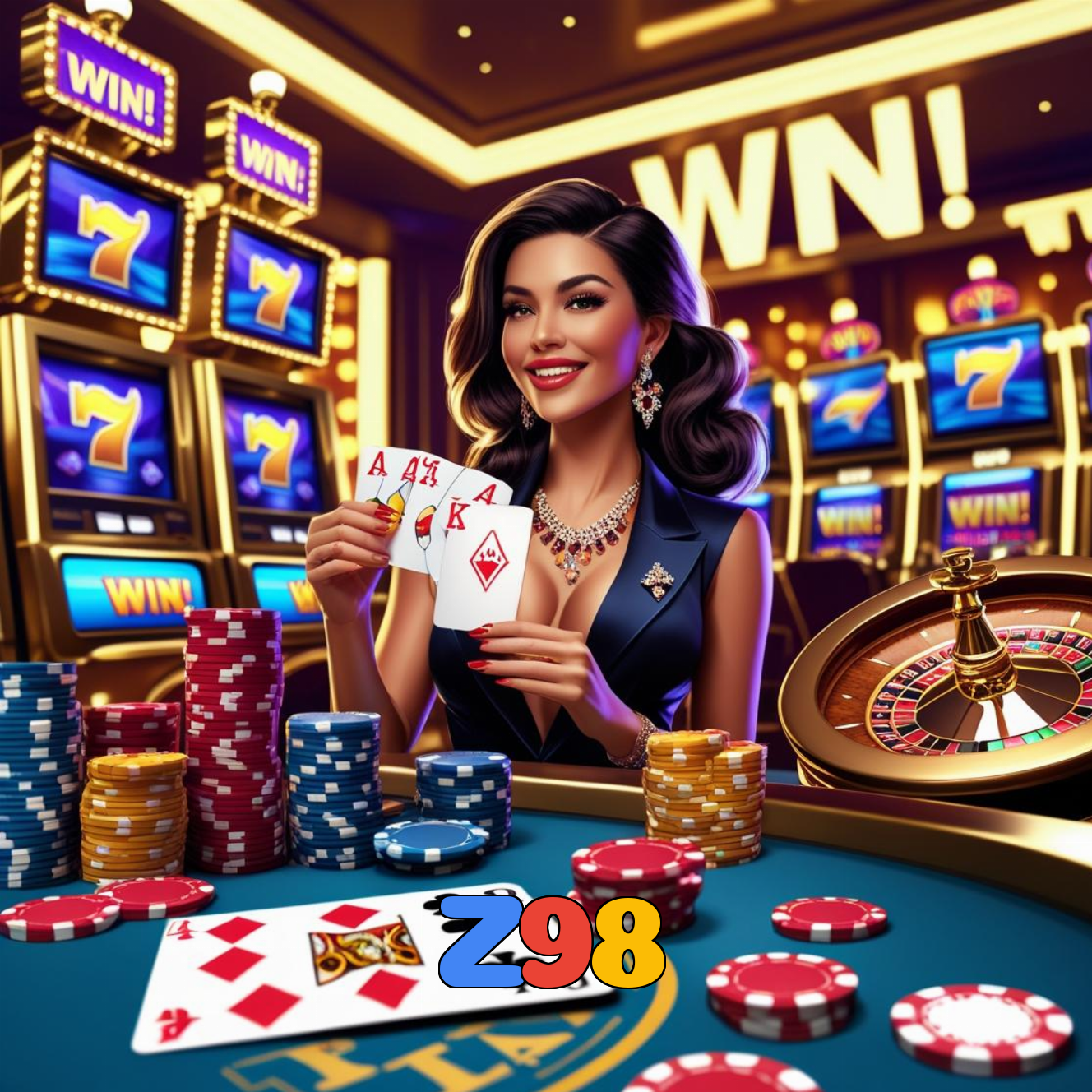 Z98：Jogue poker, aposte no futebol e ganhe em grande estilo!