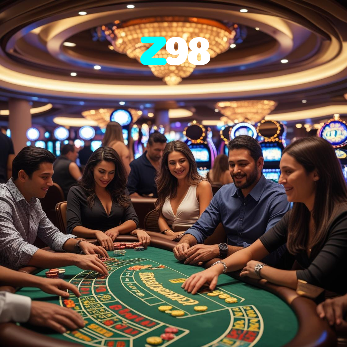 Z98:Sinta a emoção de ganhar no blackjack! Aposte agora!