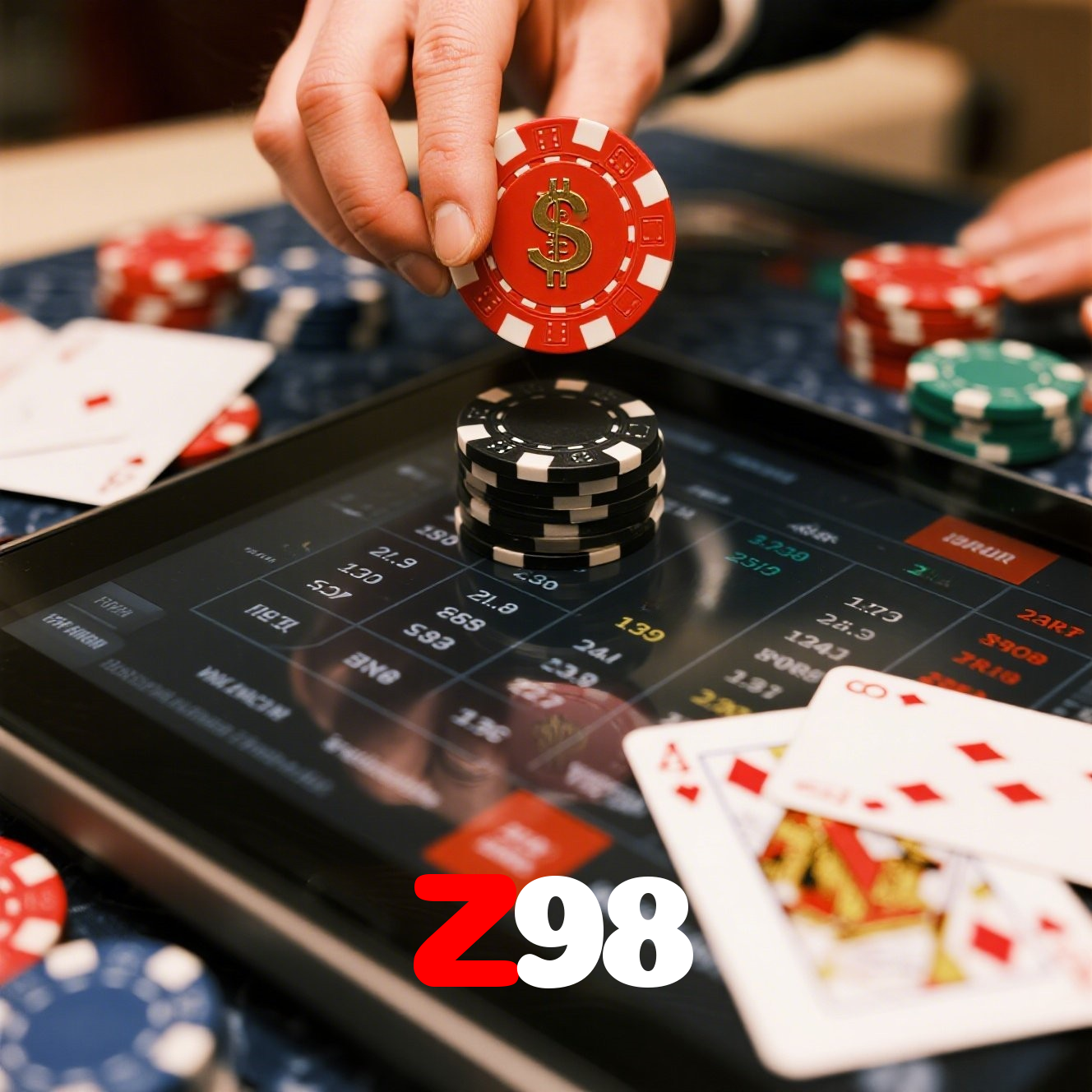 Z98:Aposte nas mesas de poker e ganhe vitórias épicas!