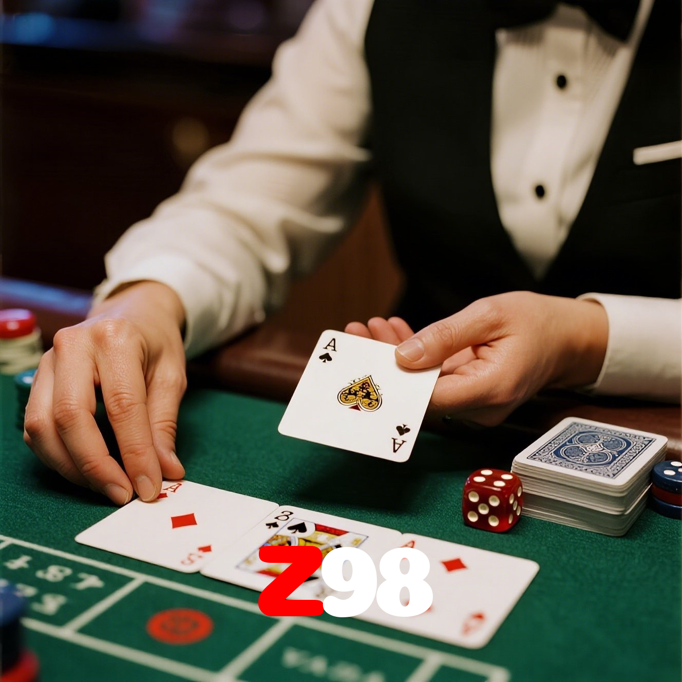 Z98:Sinta a emoção de ganhar no blackjack! Aposte agora!