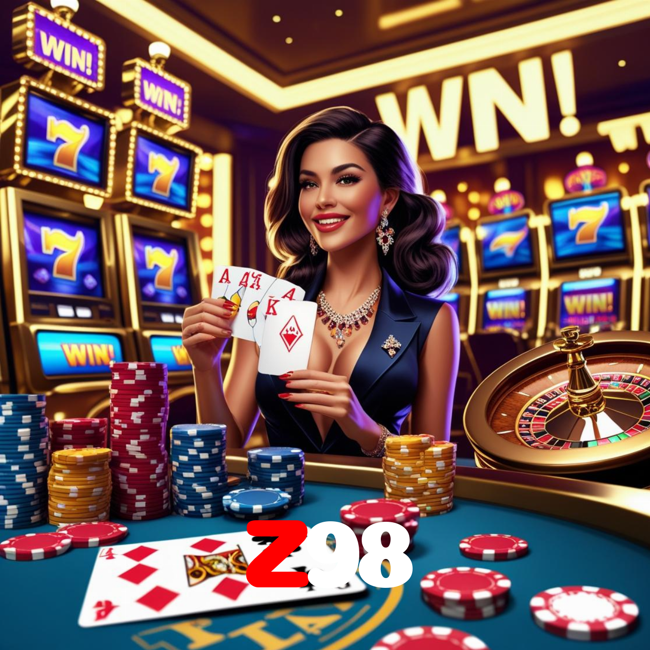 Z98:Grandes jackpots estão te esperando! Gire a roleta e ganhe agora!