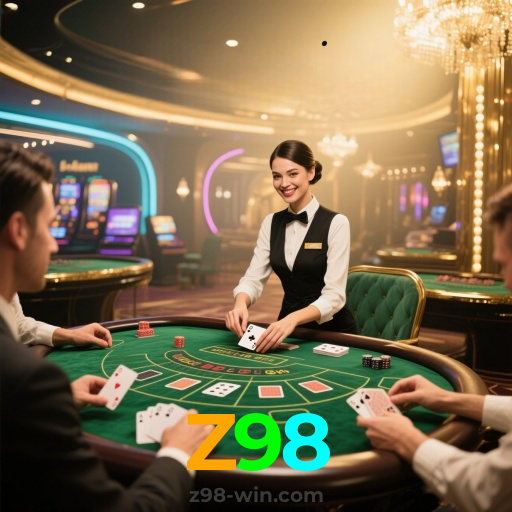 Z98：A diversão começa no cassino online com poker, roleta e apostas no futebol!